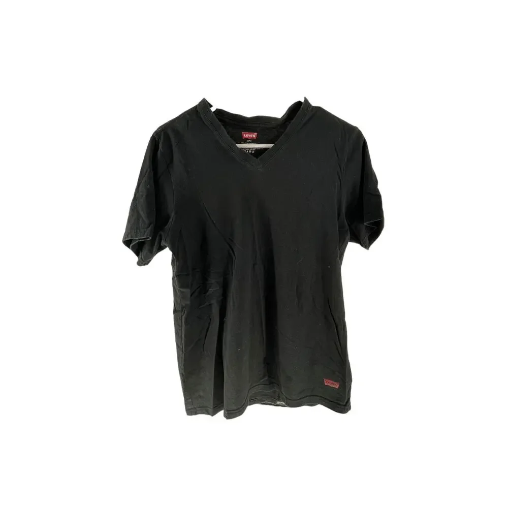 Levi's Black Short Sleeve V-Neck T-Shirt Men's Size Small